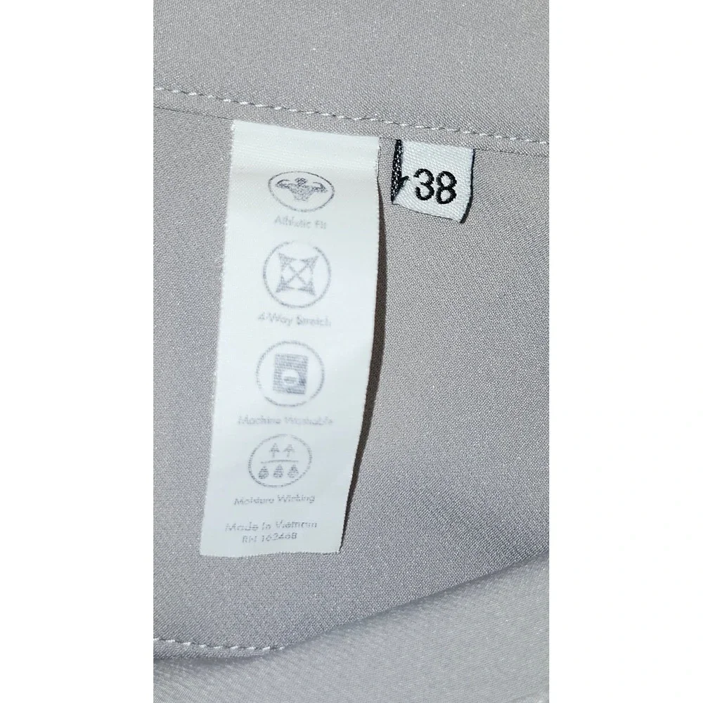State & Liberty Athletic Fit 4-Way Stretch Performance Golf Pant Gray Mens 38x31